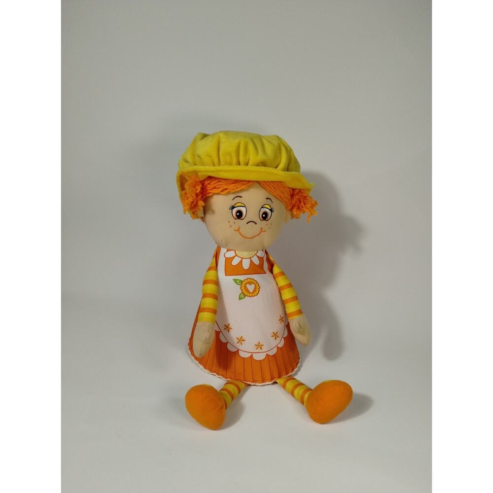 Little Miss Muffin Plush Doll 2011 Orange Marmalade Cupcake Transforms Flip Flop